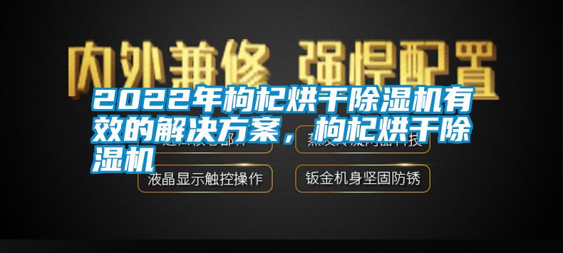 2022年枸杞烘干除濕機有效的解決方案，枸杞烘干除濕機