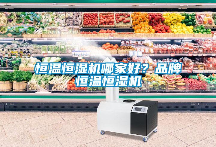 恒溫恒濕機哪家好？品牌恒溫恒濕機