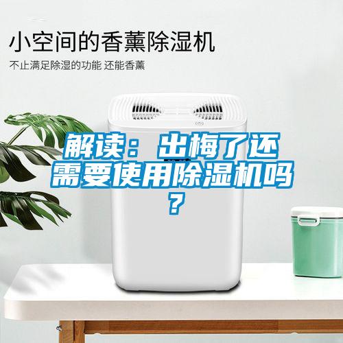 解讀：出梅了還需要使用除濕機嗎？