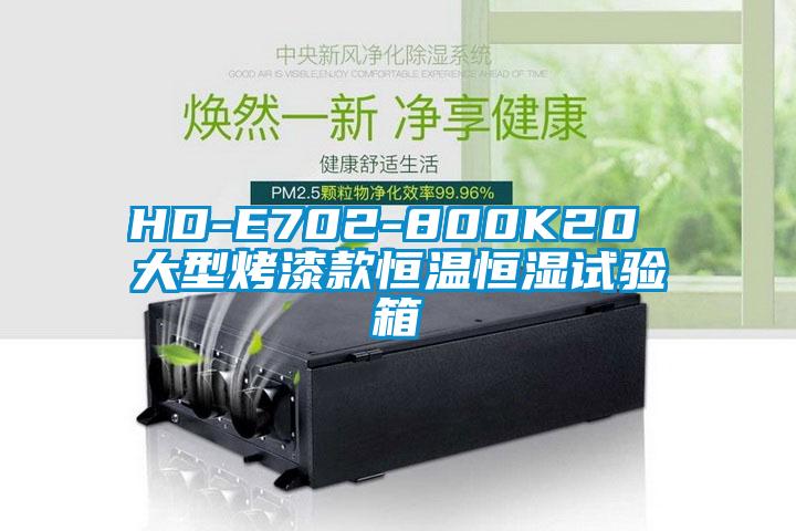 HD-E702-800K20 大型烤漆款恒溫恒濕試驗(yàn)箱