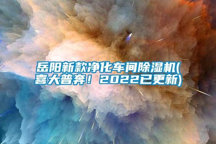 岳陽新款凈化車間除濕機(jī)(喜大普奔！2022已更新)