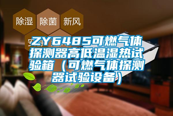 ZY6485可燃?xì)怏w探測(cè)器高低溫濕熱試驗(yàn)箱（可燃?xì)怏w探測(cè)器試驗(yàn)設(shè)備）