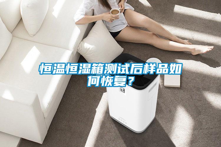 恒溫恒濕箱測試后樣品如何恢復(fù)？