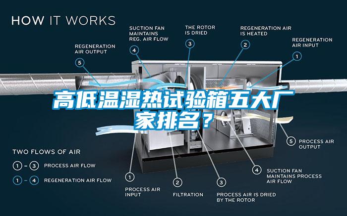 高低溫濕熱試驗箱五大廠家排名？