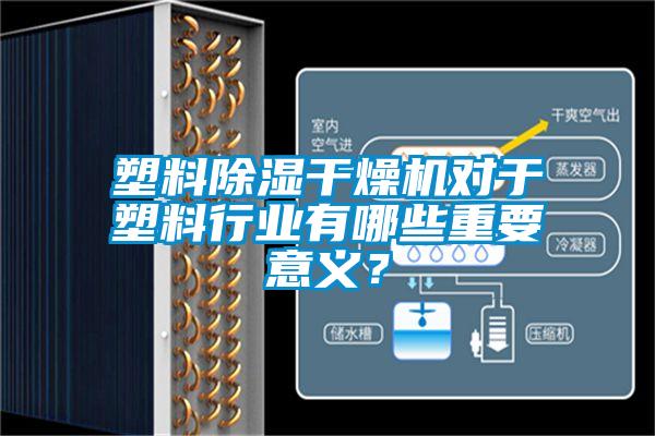 塑料除濕干燥機(jī)對于塑料行業(yè)有哪些重要意義？