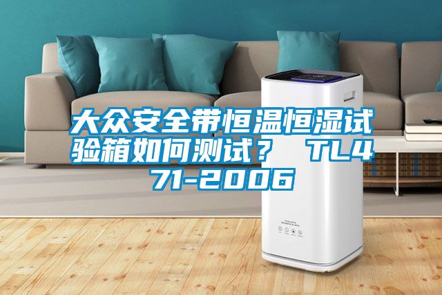 大眾安全帶恒溫恒濕試驗箱如何測試？ TL471-2006