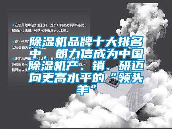 除濕機品牌十大排名中，朗力信成為中國除濕機產(chǎn)、銷、研邁向更高水平的“領(lǐng)頭羊”